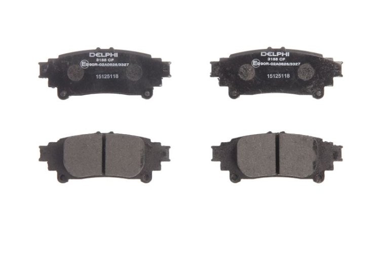 Set plăcuțe frână spate, DELPHI , pentru: LEXUS GS, IS III, RC 2.0-3.5H 12.11-