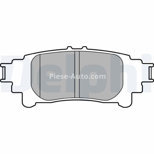 Set plăcuțe frână spate, DELPHI , pentru: LEXUS GS, IS III, RC 2.0-3.5H 12.11-