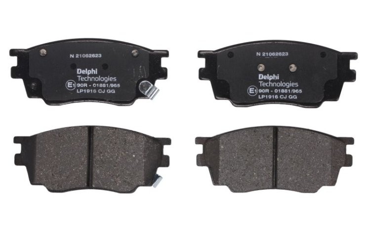 Set plăcuțe frână față, DELPHI , pentru: MAZDA 6 1.8 08.02-08.07