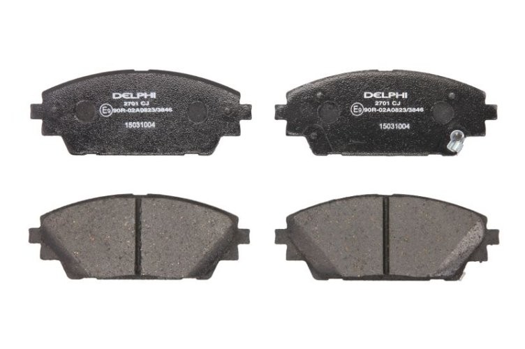 Set plăcuțe frână față, DELPHI (fara optionale), pentru: MAZDA 3, 3/HATCHBACK, CX-3, CX-30 1.5-2.2D 07.13-