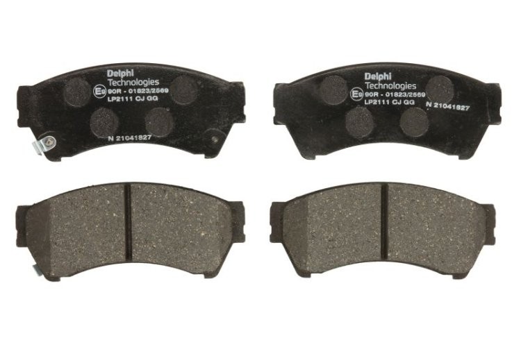 Set plăcuțe frână față, DELPHI (fara optionale), pentru: MAZDA 6 1.8-2.5 08.07-07.13