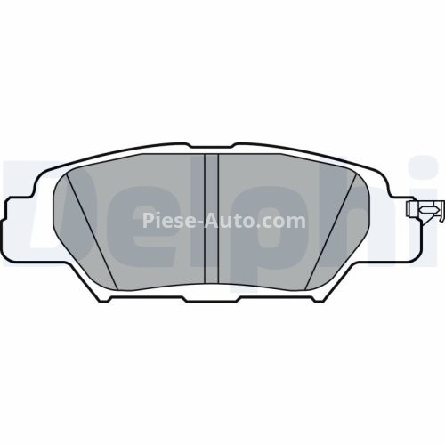 Set plăcuțe frână spate, DELPHI , pentru: MAZDA CX-5 2.0/2.2D/2.5 11.11-