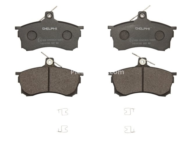 Set plăcuțe frână față, DELPHI , pentru: MITSUBISHI CARISMA 1.6/1.9D 07.95-06.06