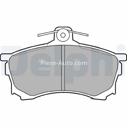 Set plăcuțe frână față, DELPHI , pentru: MITSUBISHI CARISMA 1.6/1.9D 07.95-06.06