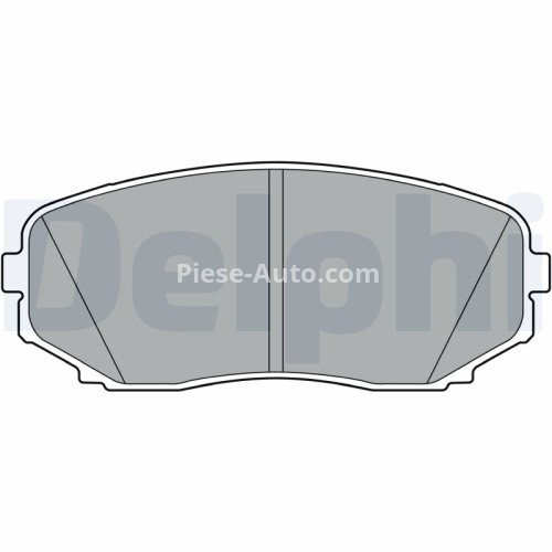 Set plăcuțe frână față, DELPHI , pentru: MITSUBISHI ECLIPSE CROSS, OUTLANDER III, PAJERO SPORT III 1.5-2.4H 08.15-