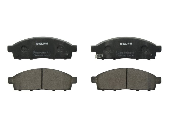 Set plăcuțe frână față, DELPHI , pentru: MITSUBISHI L200 / TRITON, PAJERO SPORT II 2.4D-3.5 11.05-