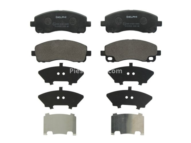 Set plăcuțe frână spate, DELPHI , pentru: MITSUBISHI CANTER (FB7, FB8, FE7, FE8) VII 3.0D 10.01-