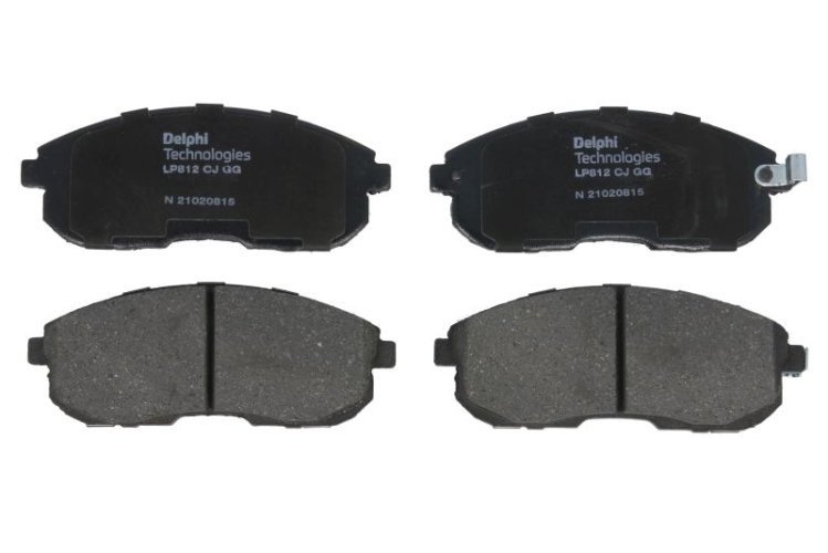 Set plăcuțe frână față, DELPHI , pentru: NISSAN 200SX, ALTIMA, MAXIMA / MAXIMA QX IV, MAXIMA III, SILVIA, TEANA I 1.8-3.5 07.88-