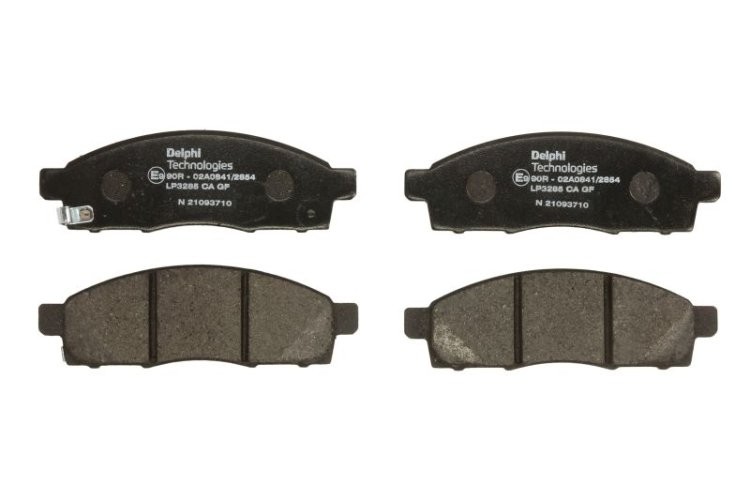 Set plăcuțe frână față, DELPHI , pentru: NISSAN NV200, NV200 / EVALIA 1.5D/1.6/Electric 02.10-