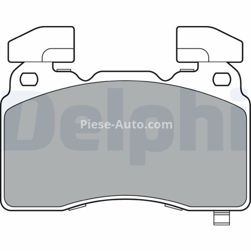 Set plăcuțe frână față, DELPHI (roata de 18 inci), pentru:  OPEL INSIGNIA B, INSIGNIA B COUNTRY, INSIGNIA B GRAND SPORT 1.5-Electric 09.09-