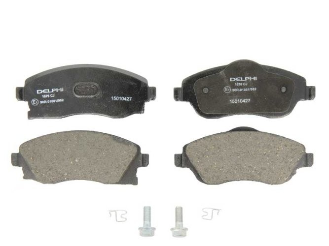 Set plăcuțe frână față, DELPHI , pentru: OPEL COMBO TOUR, COMBO/MINIVAN, CORSA B, CORSA C, CORSA C/HATCHBACK, MERIVA A, TIGRA 1.0-1.8 01.99-
