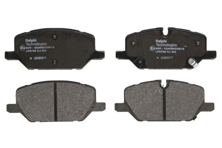 Set plăcuțe frână față, DELPHI , pentru: OPEL INSIGNIA B, INSIGNIA B COUNTRY, INSIGNIA B GRAND SPORT 1.5-2.0D 03.17-