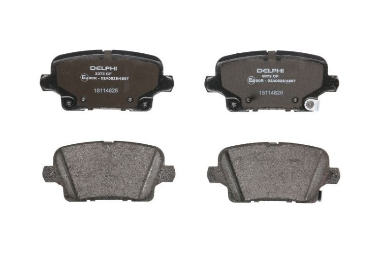 Set plăcuțe frână spate, DELPHI , pentru: OPEL INSIGNIA B, INSIGNIA B COUNTRY, INSIGNIA B GRAND SPORT 1.5-2.0D 03.17-