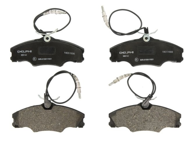 Set plăcuțe frână față, DELPHI , pentru: PEUGEOT 406 1.6/1.8/1.9D 11.95-10.04