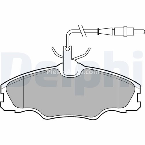 Set plăcuțe frână față, DELPHI , pentru: PEUGEOT 406 1.6/1.8/1.9D 11.95-10.04