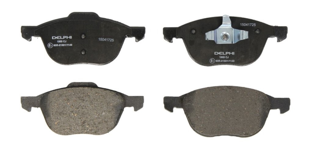 Set plăcuțe frână față, DELPHI , pentru: PEUGEOT 407 1.6D-3.0D 03.04-