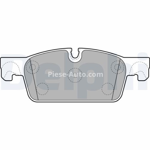 Set plăcuțe frână față, DELPHI , pentru: PEUGEOT 508 I, 508/KOMBI 1.6-2.2D 11.10-