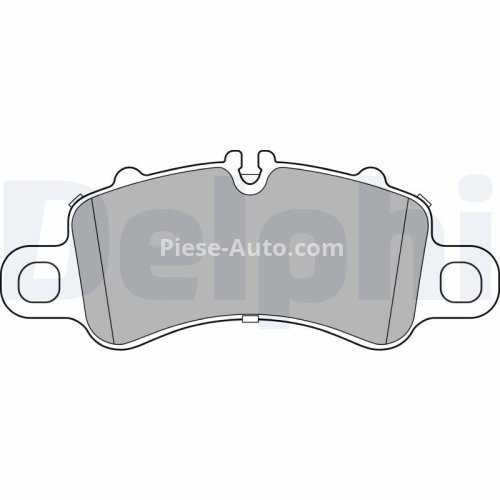 Set plăcuțe frână față, DELPHI , pentru: PORSCHE 718 BOXSTER, 718 BOXSTER SPYDER, 718 CAYVW, 911, 911 TARGA 2.5/3.0/4.0 11.15-