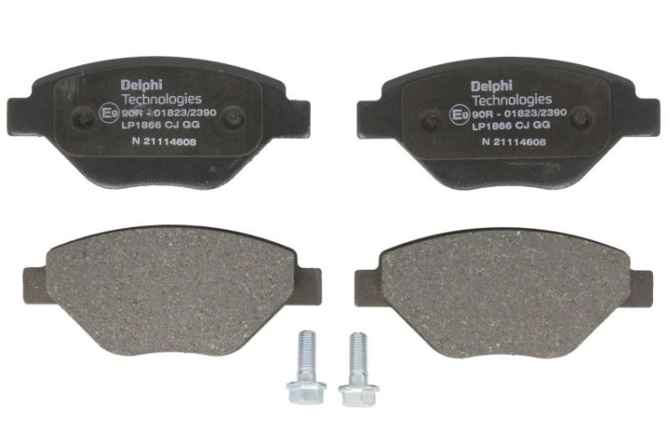 Set plăcuțe frână față, DELPHI , pentru: RENAULT MEGANE II 1.4 11.02-