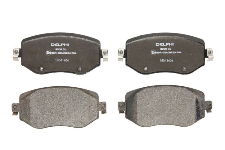 Set plăcuțe frână față, DELPHI , pentru: RENAULT MEGANE IV 1.0-1.6 11.15-