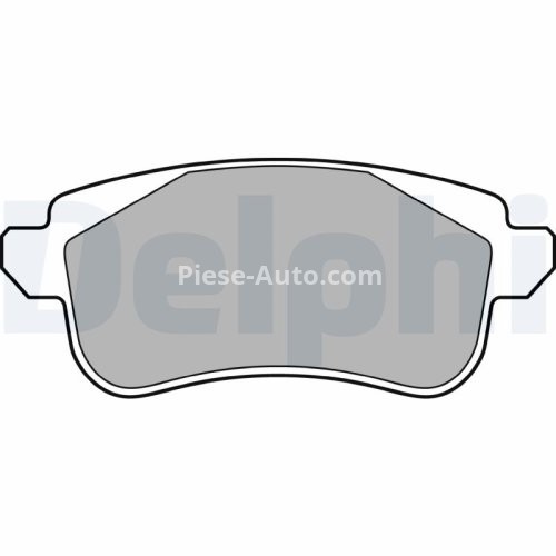 Set plăcuțe frână spate, DELPHI , pentru: RENAULT ESPACE V, GRAND SCENIC IV, MEGANE IV, SCENIC IV, TALISVW 1.0-2.0D 02.15-