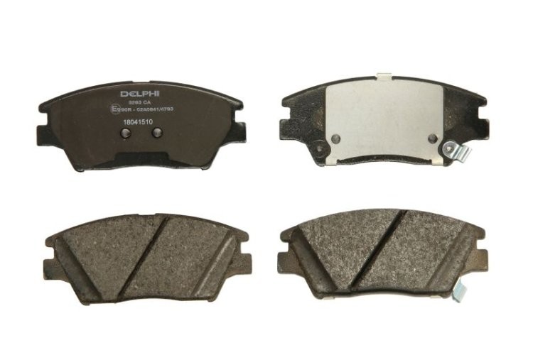 Set plăcuțe frână față, DELPHI , pentru: SSANGYONG TIVOLI, TIVOLI GRAND, XLV 1.2-1.6LPG 03.15-
