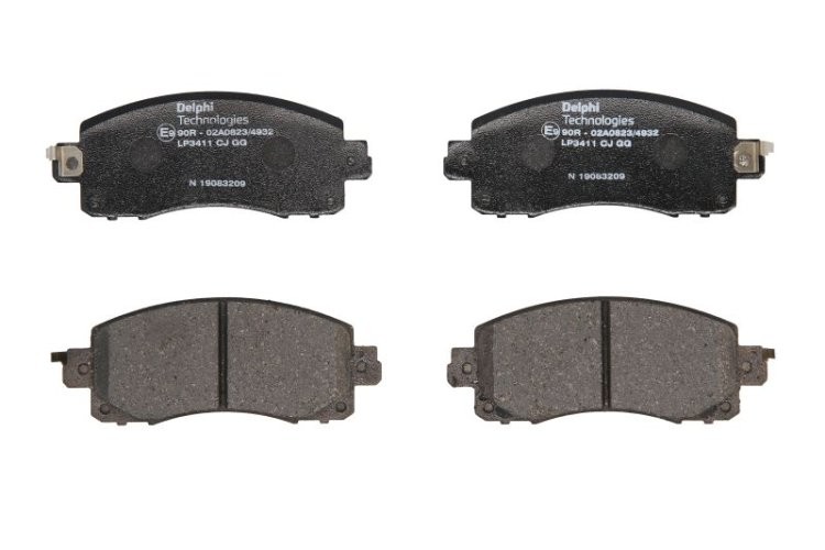 Set plăcuțe frână față, DELPHI , pentru: SUBARU FORESTER, IMPREZA, XV 1.6/2.0/2.0H 10.16-