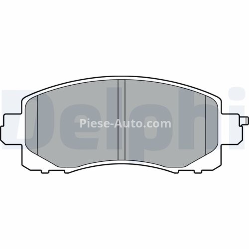 Set plăcuțe frână față, DELPHI , pentru: SUBARU FORESTER, IMPREZA, XV 1.6/2.0/2.0H 10.16-