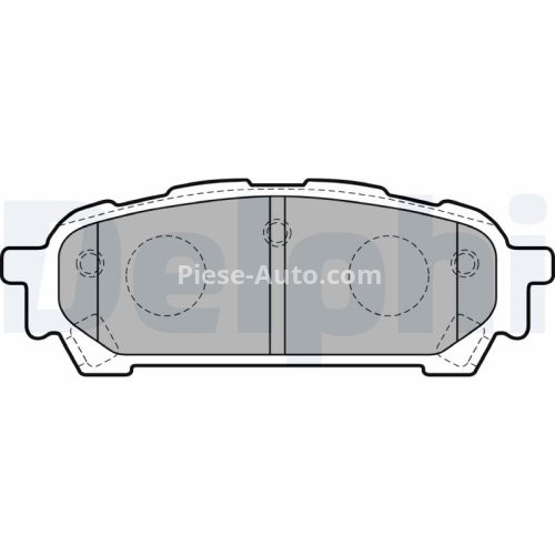 Set plăcuțe frână spate, DELPHI , pentru: SUBARU FORESTER, IMPREZA 1.5/2.0/2.5 12.00-09.13