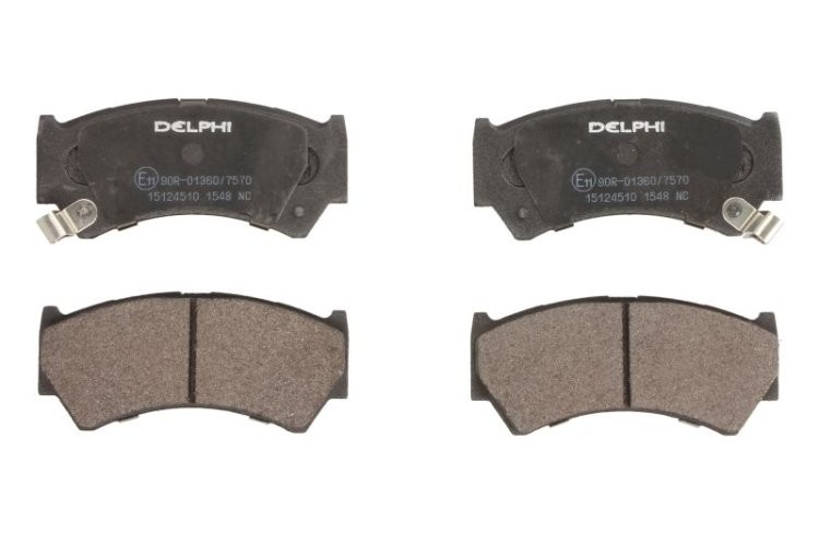 Set plăcuțe frână față, DELPHI , pentru: SUZUKI BALENO 1.3-1.9D 07.95-05.02