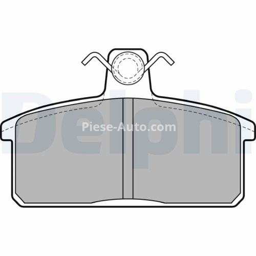 Set plăcuțe frână față, DELPHI , pentru: SUZUKI GRAND VITARA I, SAMURAI, VITARA 1.3-2.0D 04.88-12.05