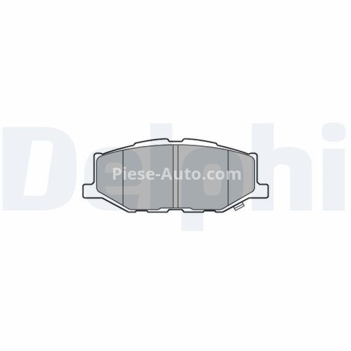 Set plăcuțe frână față, DELPHI (cu accesorii; cu un tampon de amortizare), pentru: SUZUKI JIMNY 1.5 07.18-