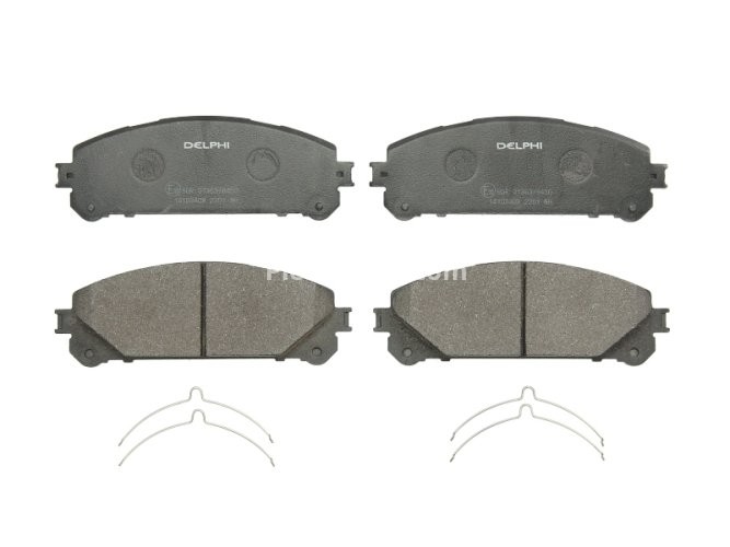 Set plăcuțe frână față, DELPHI , pentru: TOYOTA CAMRY, HIGHLANDER, HIGHLANDER / KLUGER, RAV 4 IV, RAV 4 V 2.0-3.5H 05.07-
