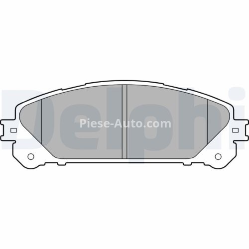Set plăcuțe frână față, DELPHI , pentru: TOYOTA CAMRY, HIGHLANDER, HIGHLANDER / KLUGER, RAV 4 IV, RAV 4 V 2.0-3.5H 05.07-