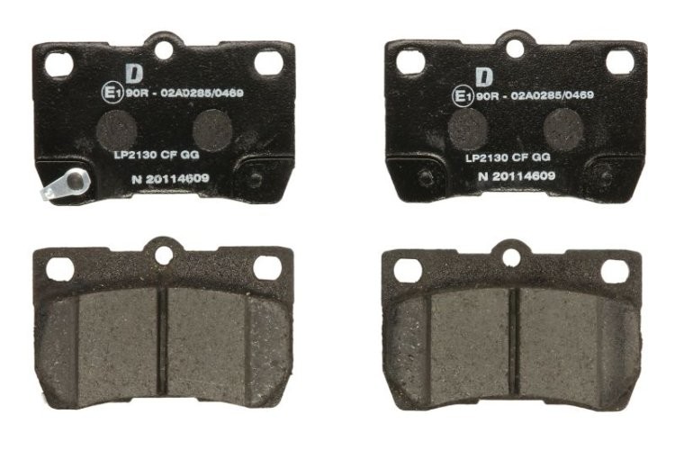 Set plăcuțe frână spate, DELPHI , pentru: TOYOTA CROWN, MARK X I, MARK X II 2.2D-4.6 09.03-