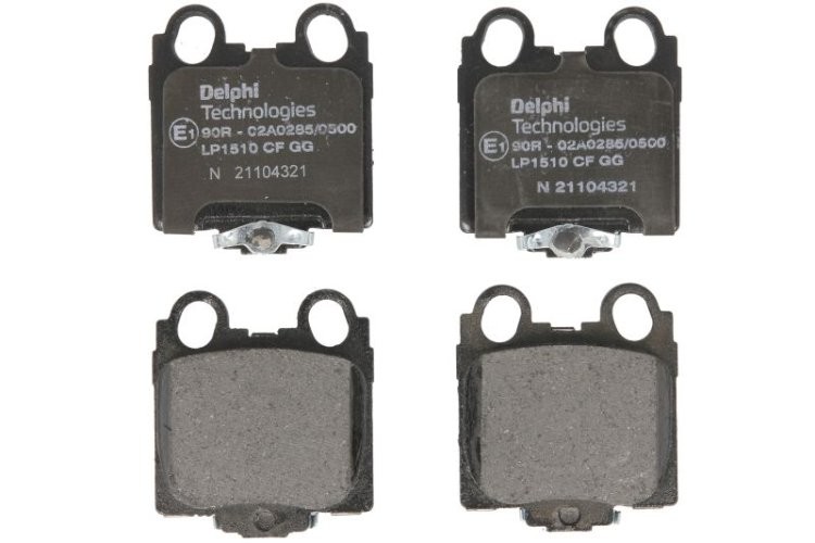 Set plăcuțe frână spate, DELPHI , pentru:  TOYOTA ALTEZZA, ARISTO, BREVIS, MARK II, MARK II IX, PROGRES, VEROSSA 2.0-4.3 08.97-07.10
