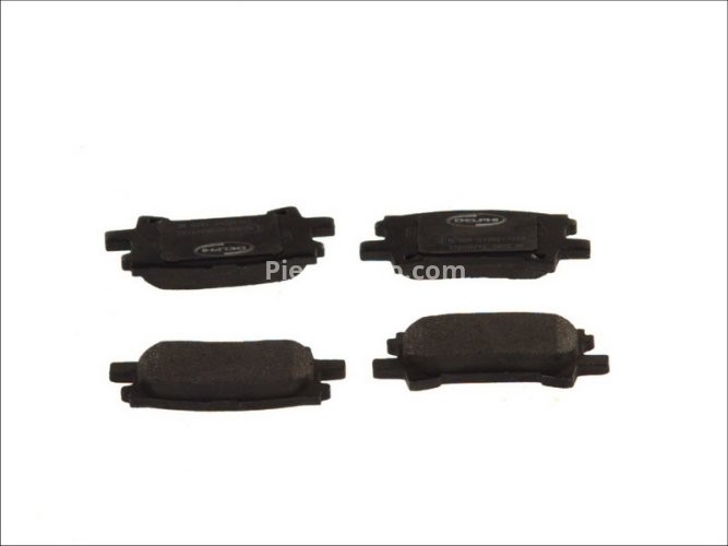 Set plăcuțe frână spate, DELPHI , pentru: TOYOTA HARRIER, HIGHLANDER / KLUGER 2.4-3.5 09.00-12.13