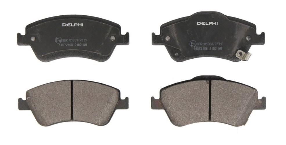 Set plăcuțe frână față, DELPHI , pentru: TOYOTA AURIS, COROLLA 1.33-1.8H 10.06-07.14