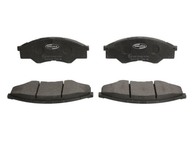Set plăcuțe frână față, DELPHI , pentru: TOYOTA HILUX VII 2.5D 03.05-05.15