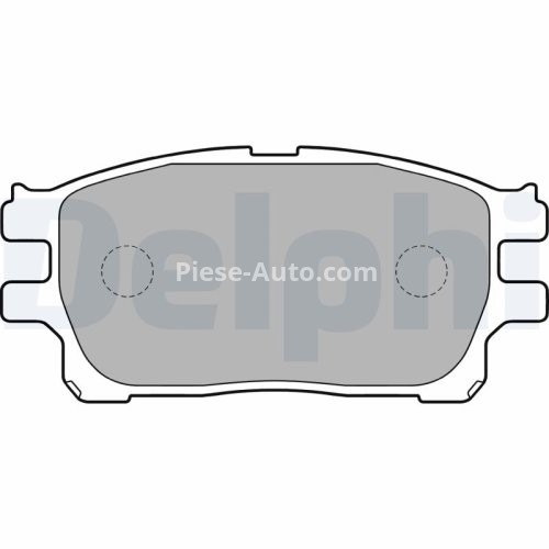 Set plăcuțe frână față, DELPHI , pentru: TOYOTA PREVIA II 2.0D/2.4 02.00-02.06