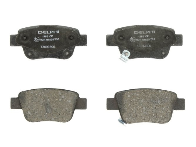 Set plăcuțe frână spate, DELPHI , pentru: TOYOTA AVENSIS, COROLLA VERSO, PREVIA, PREVIA III 1.6-3.5 03.03-