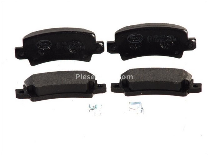 Set plăcuțe frână spate, DELPHI , pentru: TOYOTA COROLLA, COROLLA VERSO 1.4-2.0D 01.01-03.08