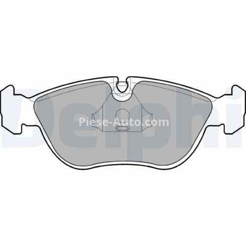 Set plăcuțe frână față, DELPHI , pentru: VOLVO 850, C70 I, S70, V70 I 2.0-2.5D 06.91-10.05