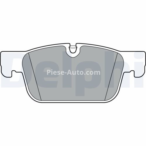 Set plăcuțe frână față, DELPHI , pentru: VOLVO S60 III, S90 II, V60 II, V90 II, XC60 II 2.0-2.0H 03.16-