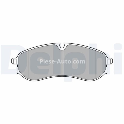 Set plăcuțe frână spate, DELPHI , pentru: VW CRAFTER, GRAND CALIFORNIA CAMPER 2.0D 09.16-