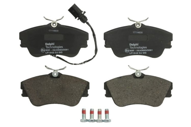 Set plăcuțe frână față, DELPHI , pentru: VW CALIFORNIA T4 CAMPER, TRANSPORTER T4 1.9D-2.5D 07.90-06.03