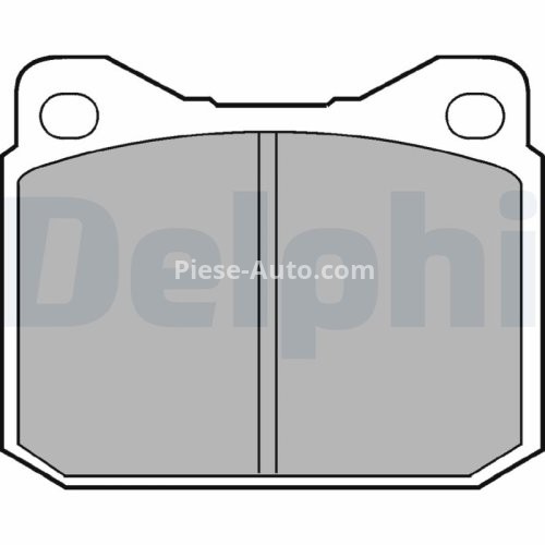Set plăcuțe frână față / spate, DELPHI, pentru: VW LT 28-35 I, LT 40-55 I 2.0/2.4/2.4D 04.75-06.96