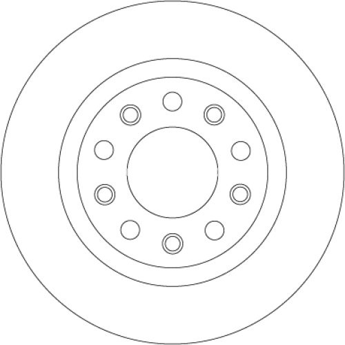 Disc frână TRW ,spate, pentru: ALFA ROMEO 159, GIULIETTA, GIULIETTA/HATCHBACK 1.4-2.0D 09.05-12.20