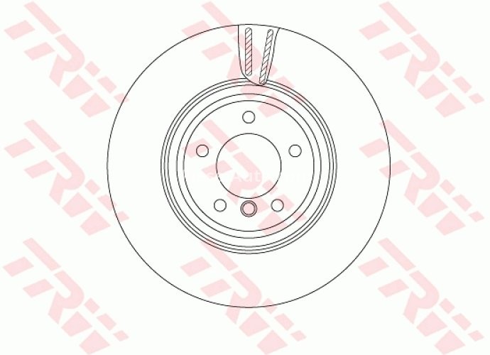 Disc frână TRW ,față, pentru: BMW 3 (E90), 3 (E91), 3 (E92), 3 (E93), X1 (E84) 3.0/3.0D/6.8 02.02-12.13