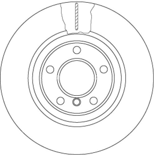 Disc frână TRW din doua piese ,față, pentru: BMW 5 (F10), 5 (F11) 1.6-3.0D 06.09-02.17